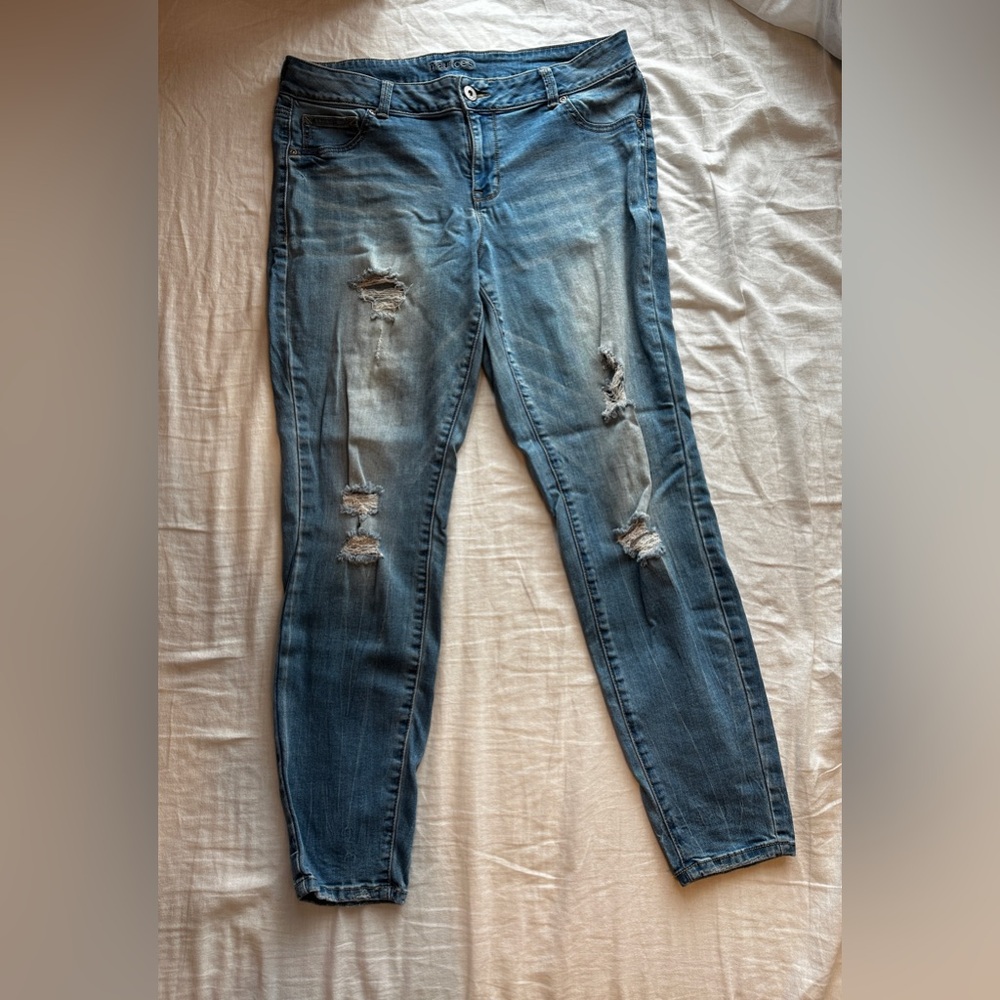 Maurices Ripped Skinny Jeans